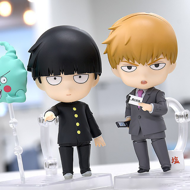 Mob Psycho 100 Shigeo Kageyama Arataka Reigen Statue Action Figure Collection Premium Anime Model Toy Fans Collectors Decoration