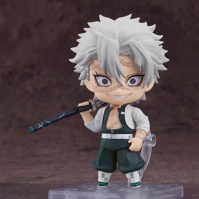 Demon Slayer Sanemi Shinazugawa Genya Shinazugawa Statue Action Figure Collection Premium Anime Model Toy Fans Decoration