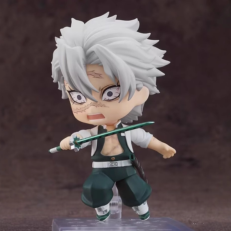 Demon Slayer Sanemi Shinazugawa Genya Shinazugawa Statue Action Figure Collection Premium Anime Model Toy Fans Decoration