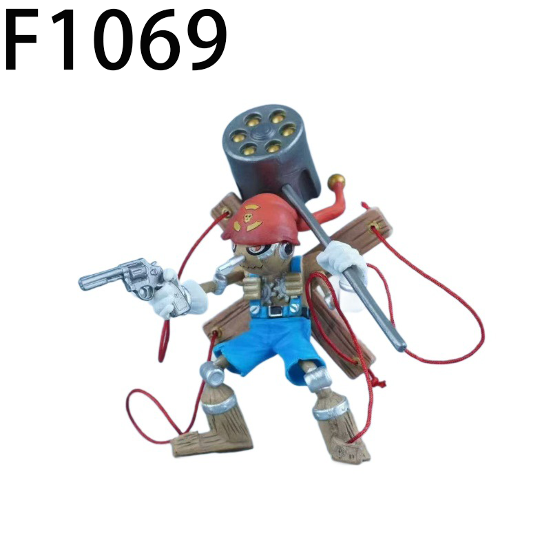 Digimon MetalGarurumon Pinocchimon Statue Action Figure Collection Premium Anime Model Toy Fans Collectors Decoration