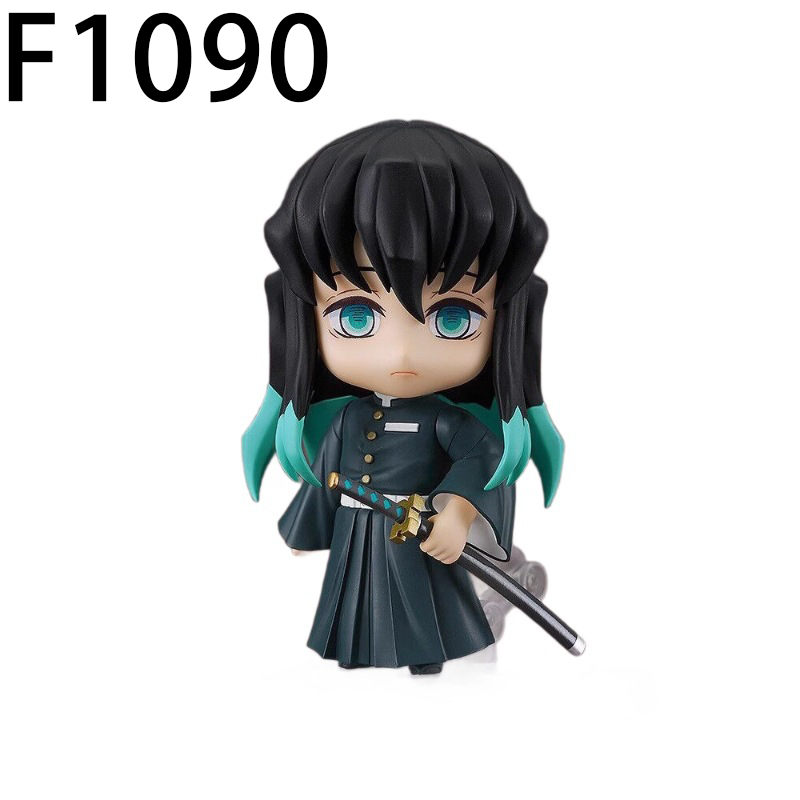 Demon Slayer Giyu Tomioka Muichiro Tokito Chibi Statue Action Figure Collection Premium Anime Model Toy Fans Collectors Decoration