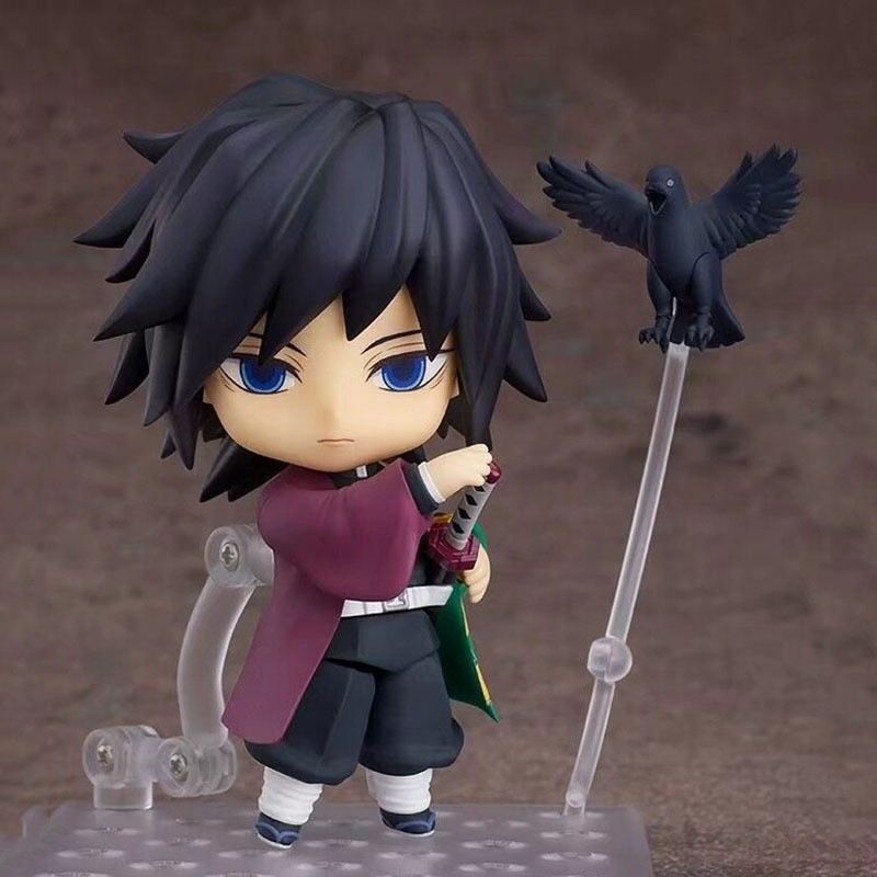 Demon Slayer Giyu Tomioka Muichiro Tokito Chibi Statue Action Figure Collection Premium Anime Model Toy Fans Collectors Decoration