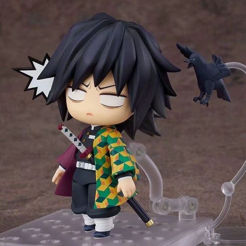 Demon Slayer Giyu Tomioka Muichiro Tokito Chibi Statue Action Figure Collection Premium Anime Model Toy Fans Collectors Decoration