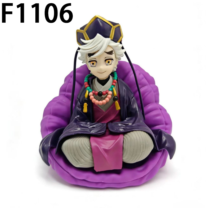 Demon Slayer Doma Akaza Statue Action Figure Collection Premium Anime Model Toy Fans Collectors Decoration ﻿