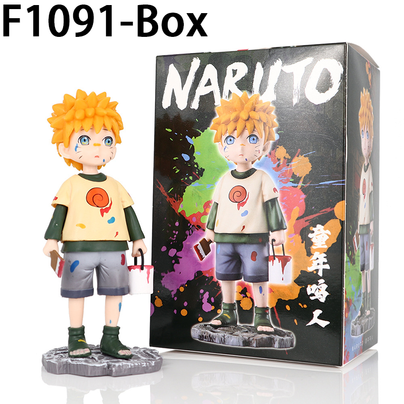 Naruto Shippuden Young Naruto Uzumaki Chibi Statue Action Figure Collection Premium Anime Model Toy Fans Collectors Decoration