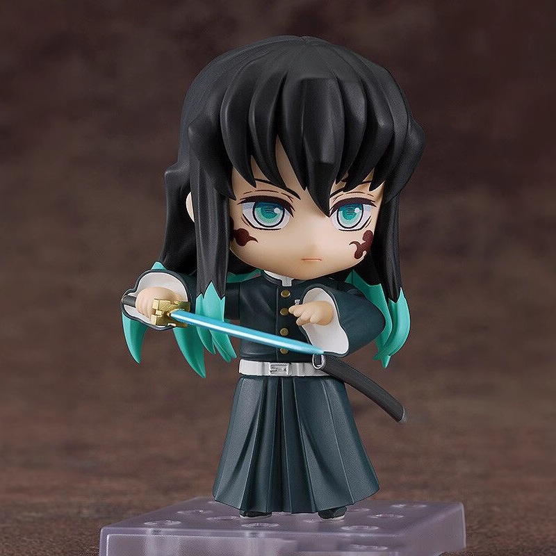 Demon Slayer Giyu Tomioka Muichiro Tokito Chibi Statue Action Figure Collection Premium Anime Model Toy Fans Collectors Decoration