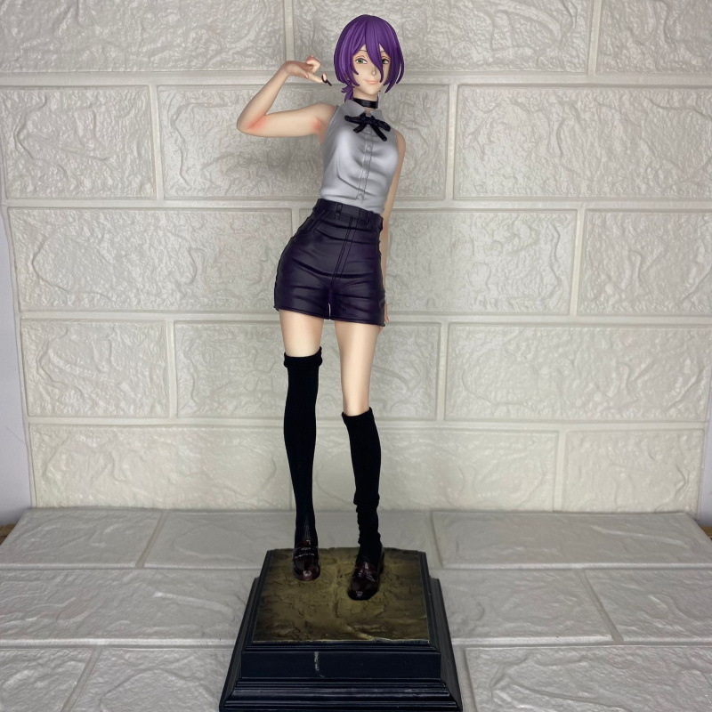 Chainsaw Man Reze Makima Statue Action Figure Collection Premium Anime Model Toy Fans Collectors Decoration