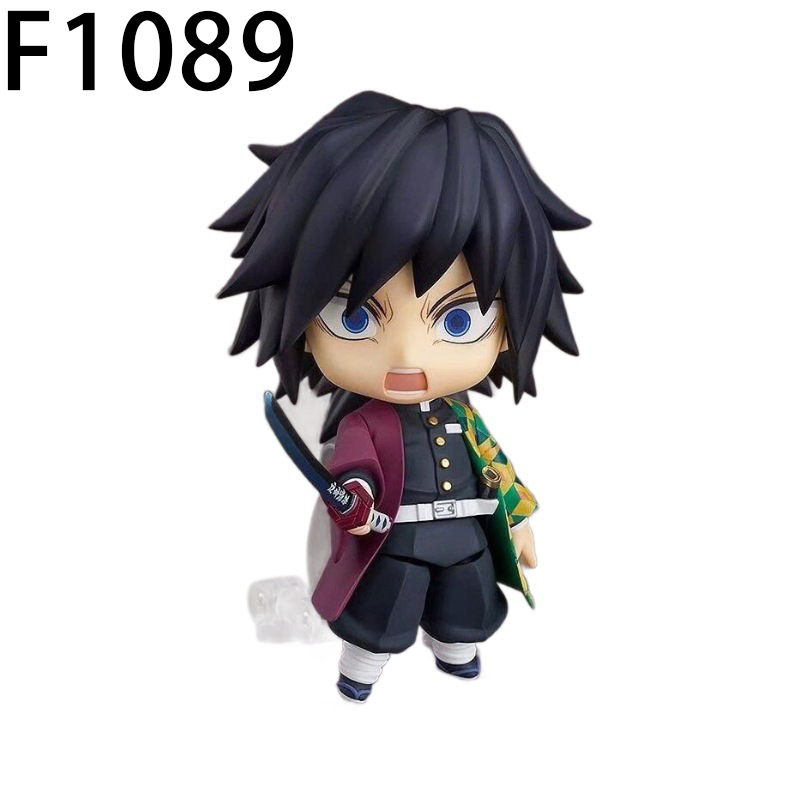 Demon Slayer Giyu Tomioka Muichiro Tokito Chibi Statue Action Figure Collection Premium Anime Model Toy Fans Collectors Decoration