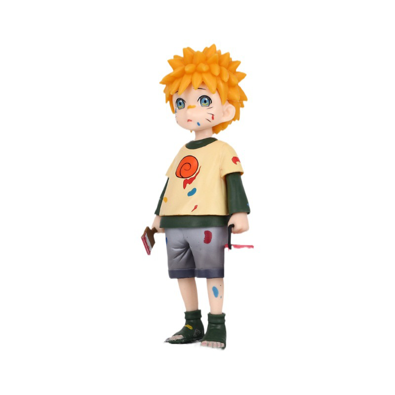 Naruto Shippuden Young Naruto Uzumaki Chibi Statue Action Figure Collection Premium Anime Model Toy Fans Collectors Decoration