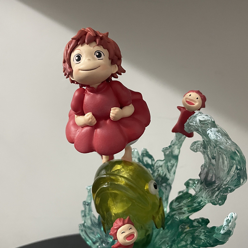 Ponyo Sosuke Statue Action Figure Collection Premium Anime Model Toy Fans Collectors Decoration
