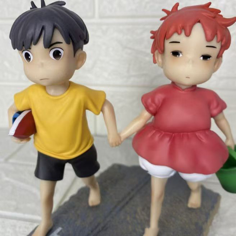 Ponyo Sosuke Statue Action Figure Collection Premium Anime Model Toy Fans Collectors Decoration