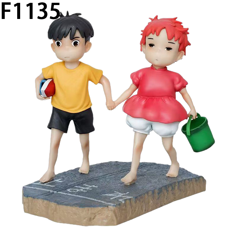 Ponyo Sosuke Statue Action Figure Collection Premium Anime Model Toy Fans Collectors Decoration
