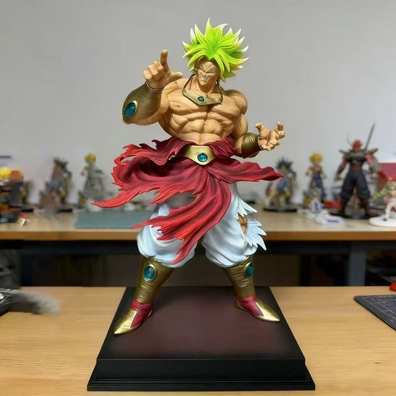 Dragon Ball Broly Statue Action Figure Collection Premium Anime Model Toy Fans Collectors Decoration