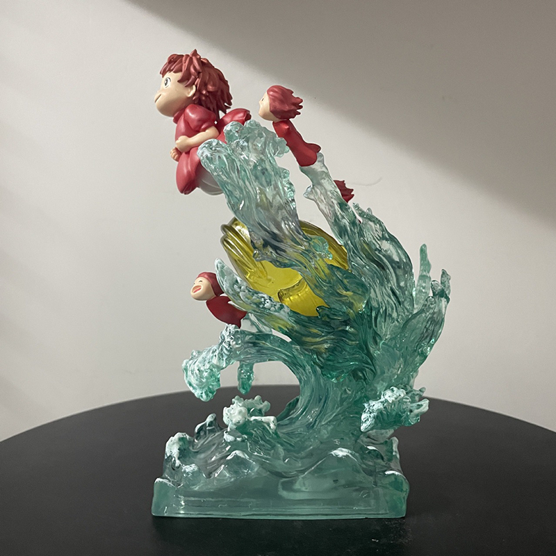 Ponyo Sosuke Statue Action Figure Collection Premium Anime Model Toy Fans Collectors Decoration