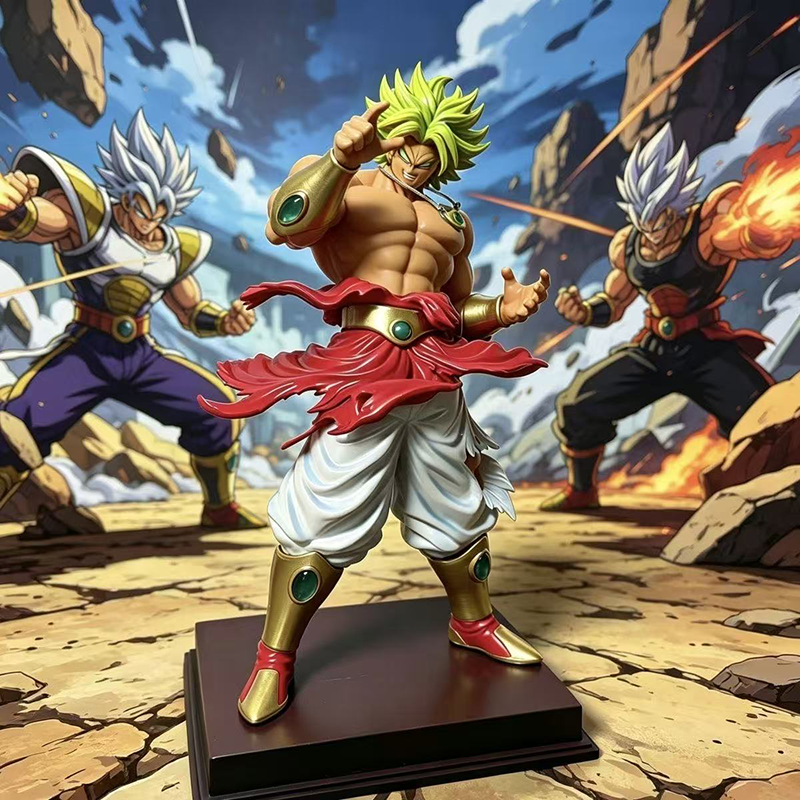 Dragon Ball Broly Statue Action Figure Collection Premium Anime Model Toy Fans Collectors Decoration