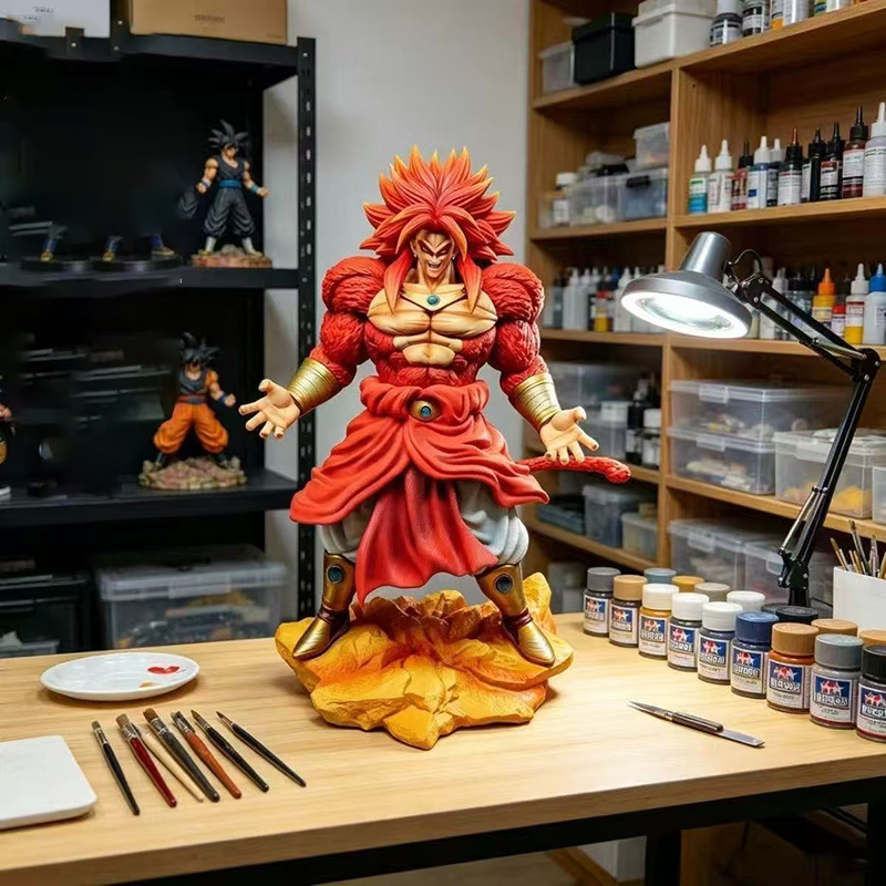 Dragon Ball Broly Statue Action Figure Collection Premium Anime Model Toy Fans Collectors Decoration
