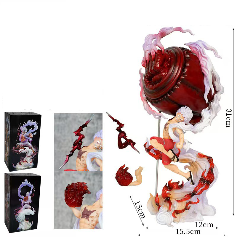 One Piece Nika Luffy Statue Action Figure Collection Premium Anime Model Toy Fans Collectors Decoration