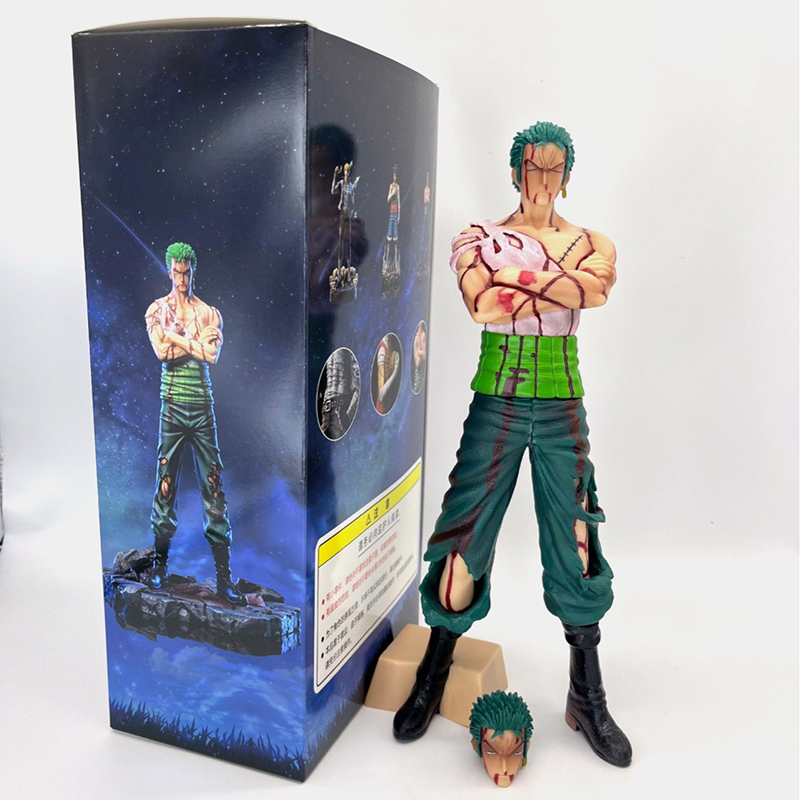 One Piece Roronoa Zoro Statue Action Figure Collection Premium Anime Model Toy Fans Collectors Decoration