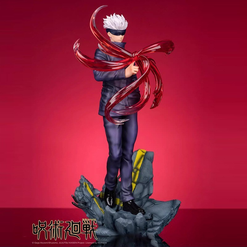 Jujutsu Kaisen Gojo Satoru Statue Action Figure Collection Premium Anime Model Toy Fans Collectors Decoration