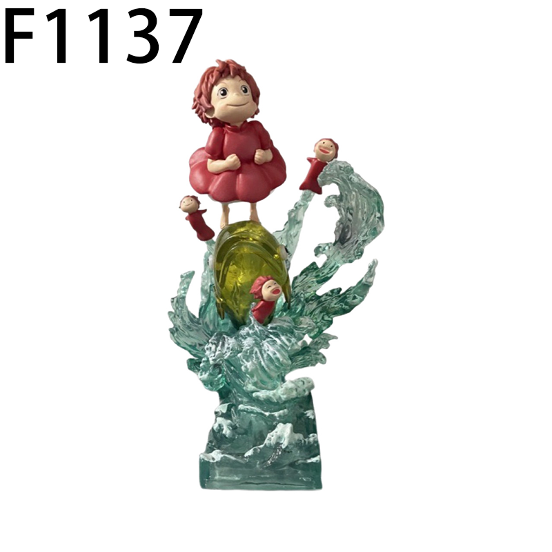 Ponyo Sosuke Statue Action Figure Collection Premium Anime Model Toy Fans Collectors Decoration