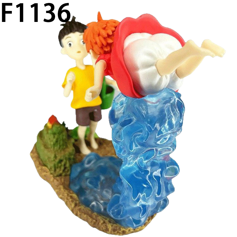 Ponyo Sosuke Statue Action Figure Collection Premium Anime Model Toy Fans Collectors Decoration