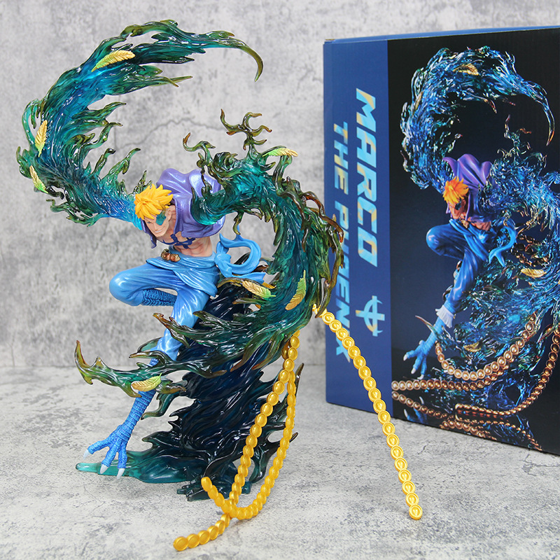 One Piece Marco Phoenix Statue Action Figure Collection Premium Anime Model Toy Fans Collectors Decoration