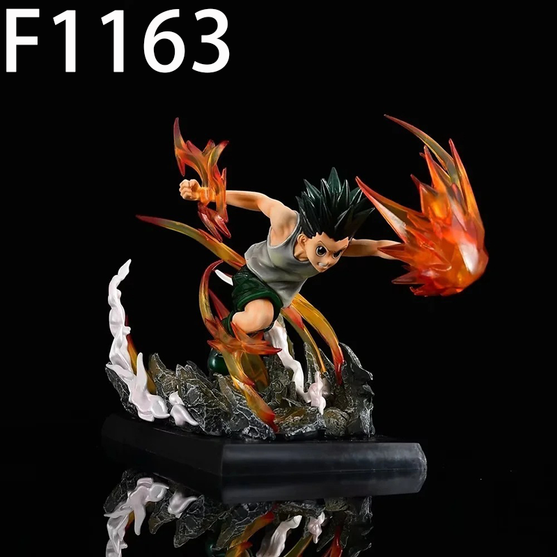 Hunter x Hunter Killua Zoldyck Gon Freecss Statue Action Figure Collection Premium Anime Model Toy Fans Collectors Decoration