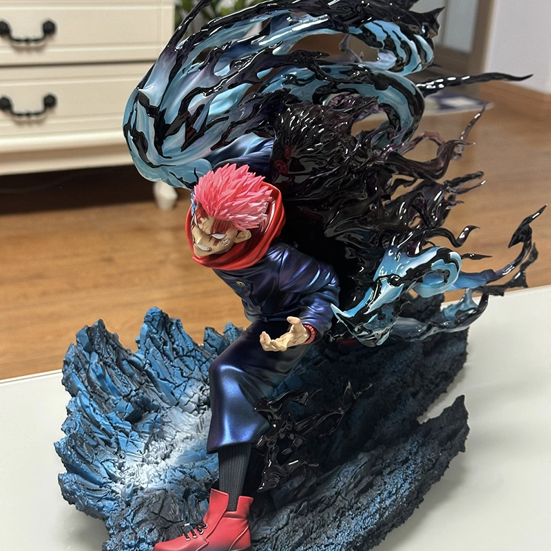 Jujutsu Kaisen Yuji Itadori Statue Action Figure Collection Premium Anime Model Toy Fans Collectors Decoration