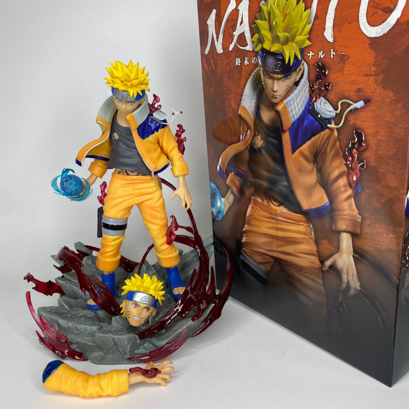 Naruto Shippuden Naruto Uzumaki Statue Action Figure Collection Premium Anime Model Toy Fans Collectors Decoration
