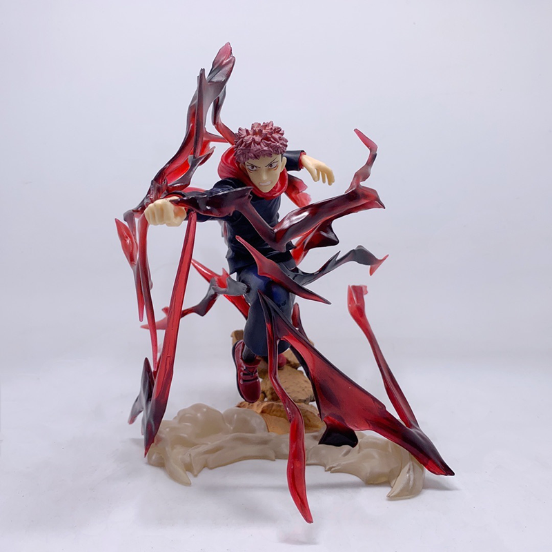 Jujutsu Kaisen Yuji Itadori Statue Action Figure Collection Premium Anime Model Toy Fans Collectors Decoration