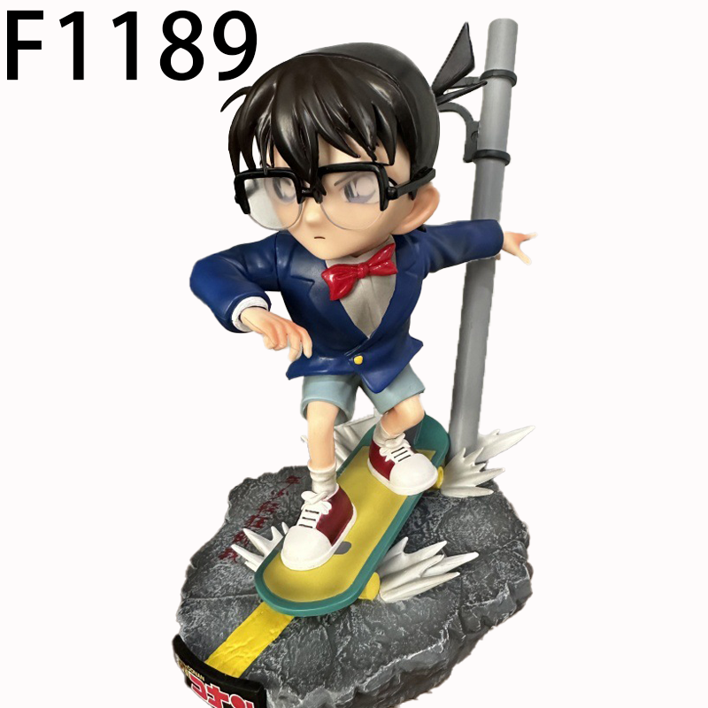 Detective Conan Edogawa Conan Statue Action Figure Collection Premium Anime Model Toy Fans Collectors Decoration
