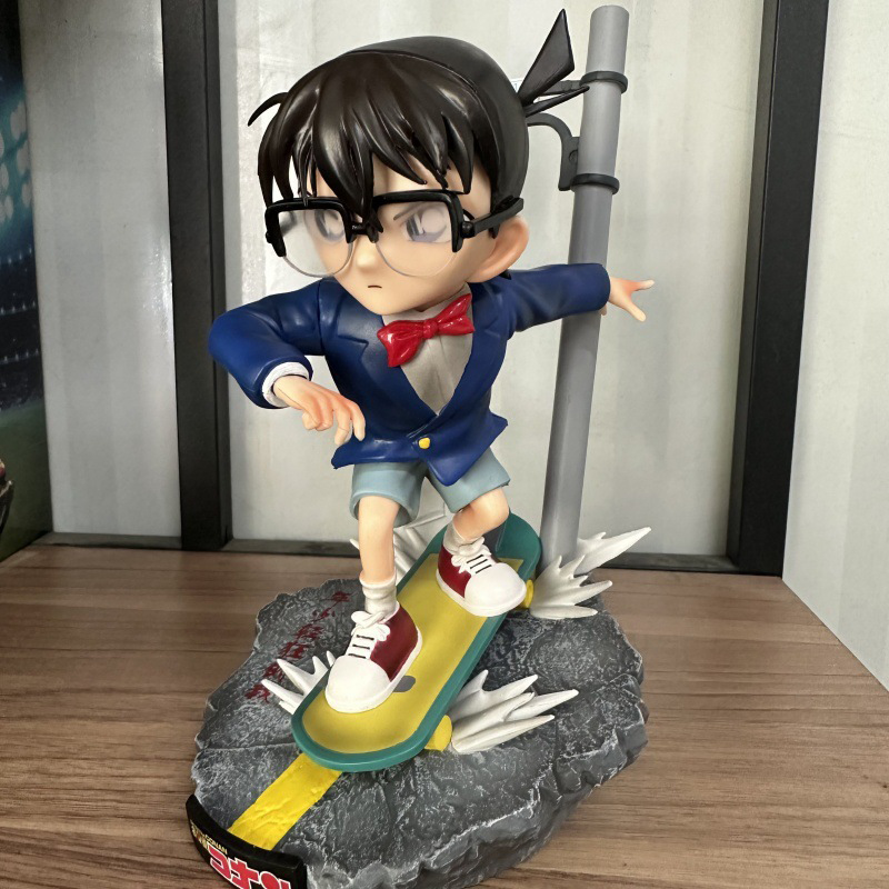 Detective Conan Edogawa Conan Statue Action Figure Collection Premium Anime Model Toy Fans Collectors Decoration