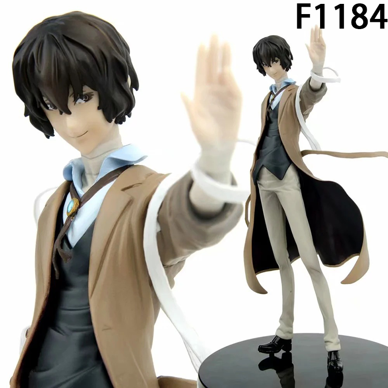 Bungo Stray Dogs Dazai Osamu Nakahara Chuuya Statue Action Figure Collection Premium Anime Model Toy Fans Collectors Decoration