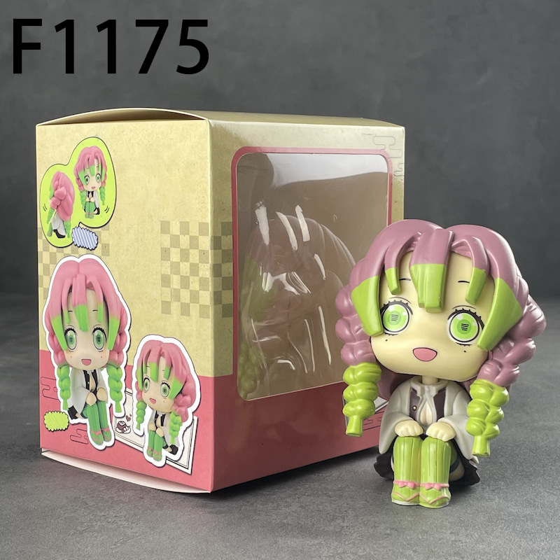 Demon Slayer Mitsuri Kanroji Sanemi Shinazugawa Statue Action Figure Collection Premium Anime Model Toy Fans Decoration