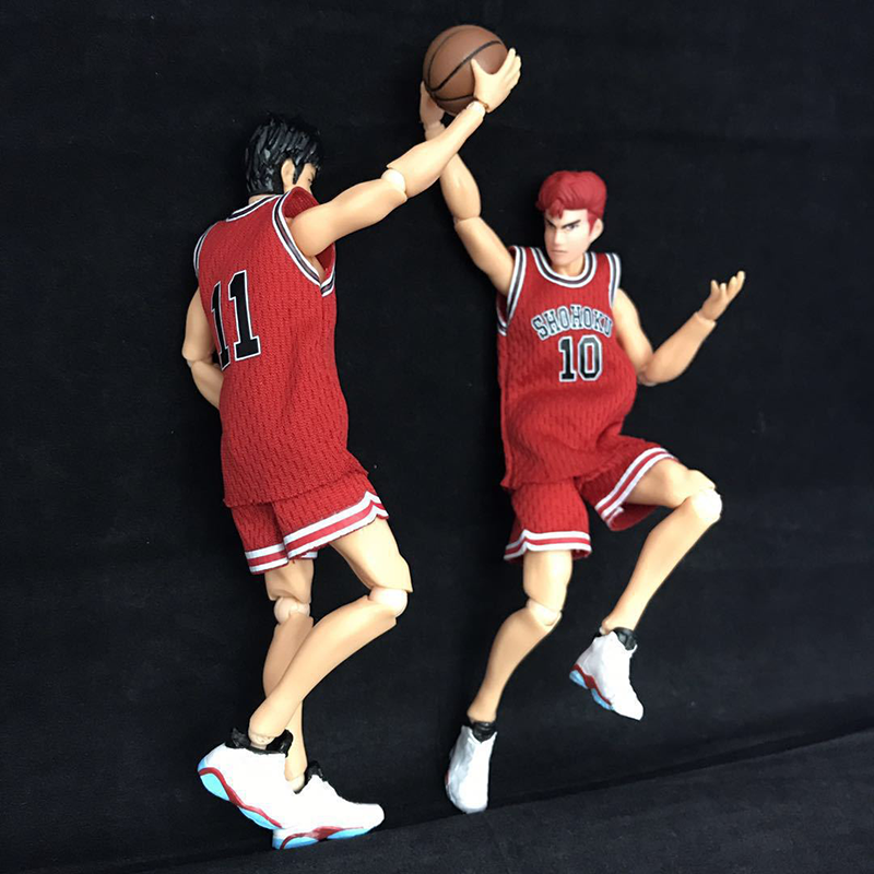 Slam Dunk Sakuragi Hanamichi Rukawa Kaede Statue Action Figure Collection Premium Anime Model Toy Fans Collectors Decoration
