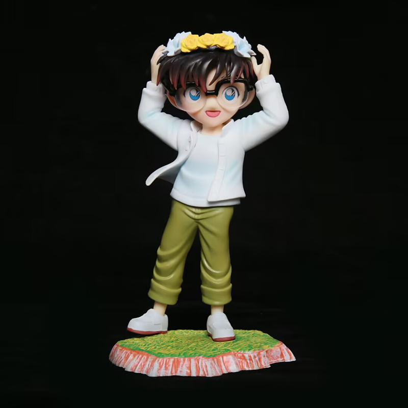 Detective Conan Edogawa Conan Statue Action Figure Collection Premium Anime Model Toy Fans Collectors Decoration