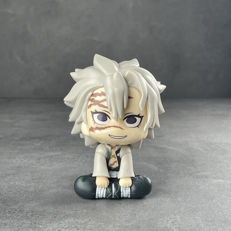 Demon Slayer Mitsuri Kanroji Sanemi Shinazugawa Statue Action Figure Collection Premium Anime Model Toy Fans Decoration