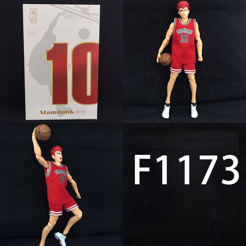 Slam Dunk Sakuragi Hanamichi Rukawa Kaede Statue Action Figure Collection Premium Anime Model Toy Fans Collectors Decoration