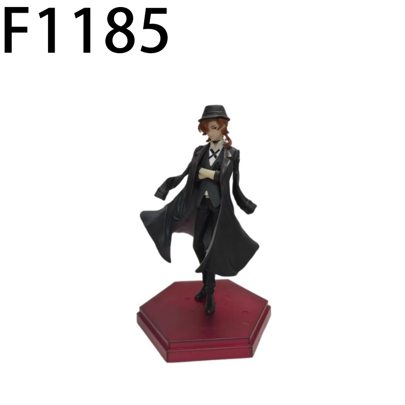 Bungo Stray Dogs Dazai Osamu Nakahara Chuuya Statue Action Figure Collection Premium Anime Model Toy Fans Collectors Decoration