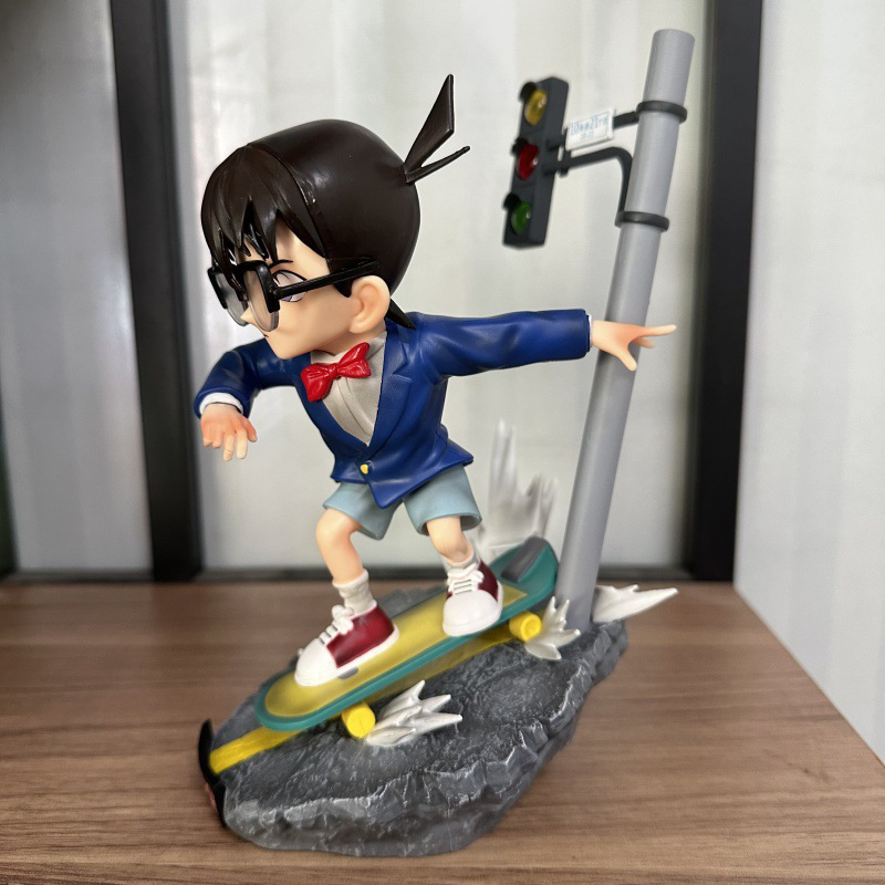 Detective Conan Edogawa Conan Statue Action Figure Collection Premium Anime Model Toy Fans Collectors Decoration