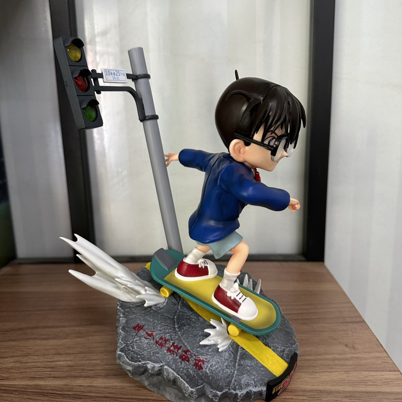Detective Conan Edogawa Conan Statue Action Figure Collection Premium Anime Model Toy Fans Collectors Decoration