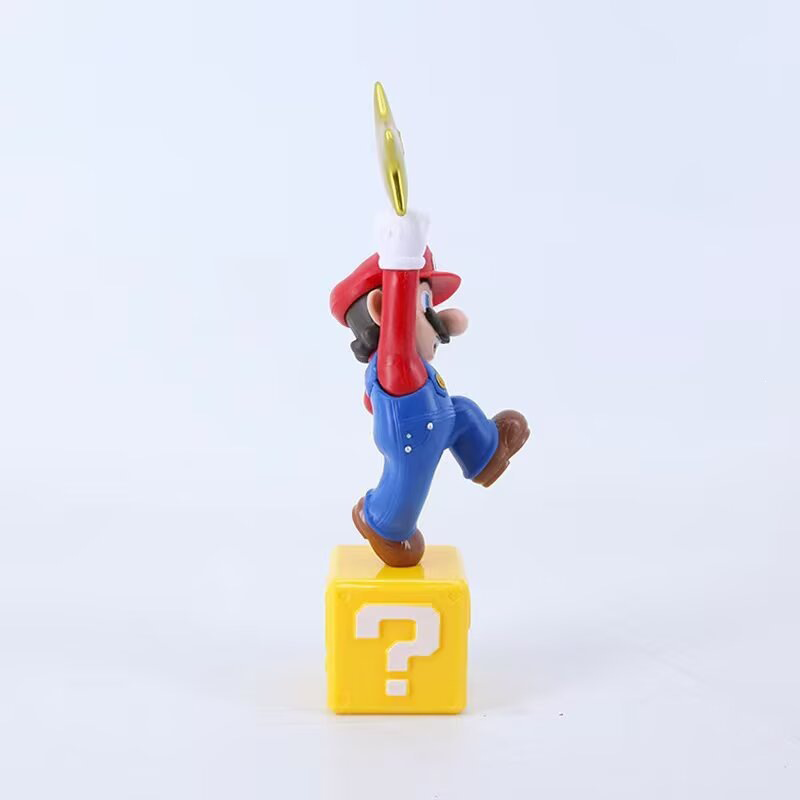 Super Mario Statue Action Figure Collection Premium Game Character Model Toy Fans Collectors Decoration Display