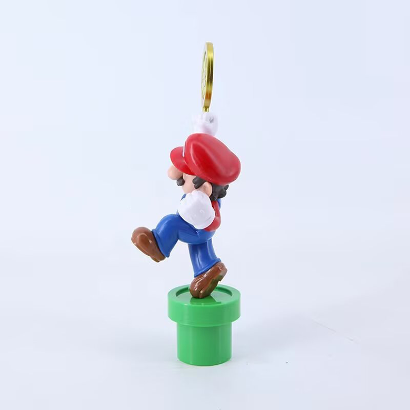 Super Mario Statue Action Figure Collection Premium Game Character Model Toy Fans Collectors Decoration Display
