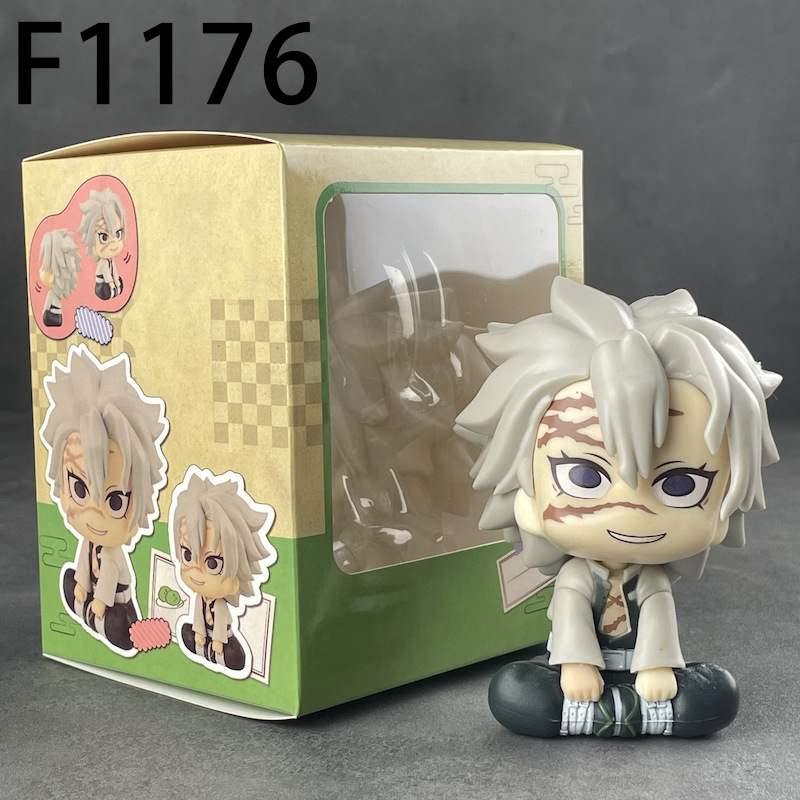 Demon Slayer Mitsuri Kanroji Sanemi Shinazugawa Statue Action Figure Collection Premium Anime Model Toy Fans Decoration