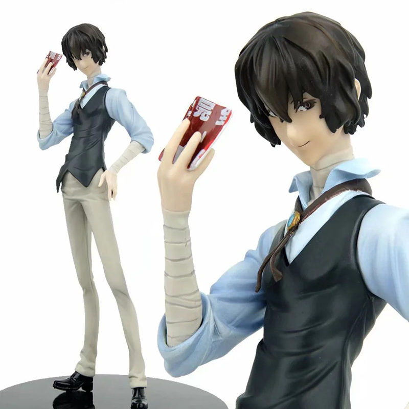 Bungo Stray Dogs Dazai Osamu Nakahara Chuuya Statue Action Figure Collection Premium Anime Model Toy Fans Collectors Decoration