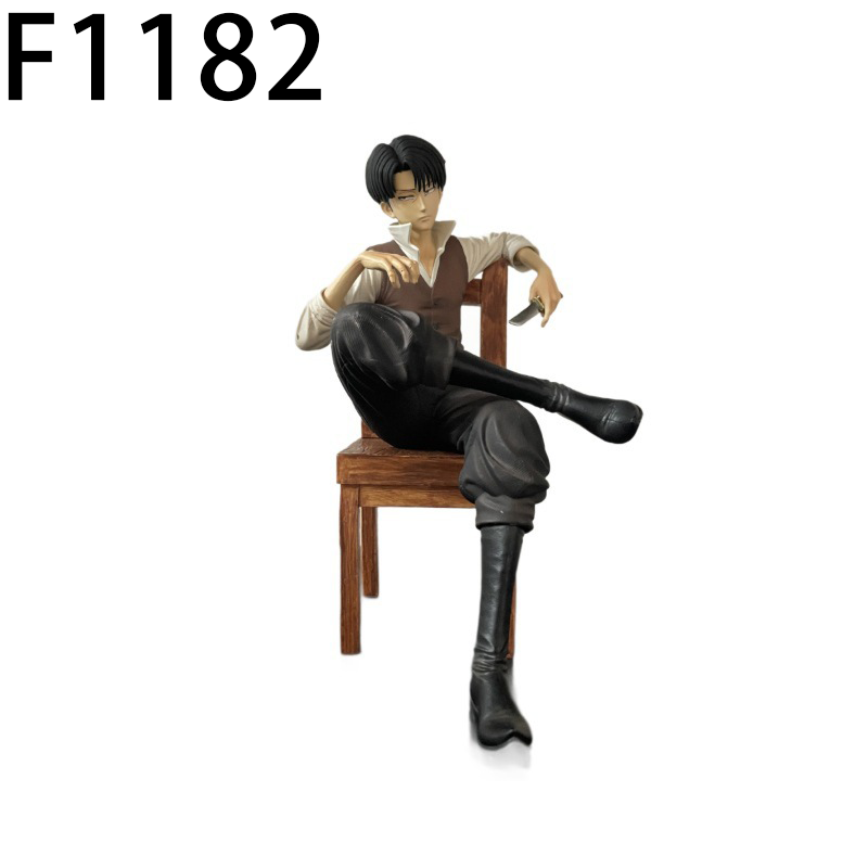 Attack on Titan Levi Ackerman Reiner Braun Statue Action Figure Collection Premium Anime Model Toy Fans Collectors Decoration