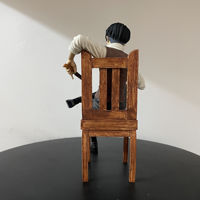 Attack on Titan Levi Ackerman Reiner Braun Statue Action Figure Collection Premium Anime Model Toy Fans Collectors Decoration