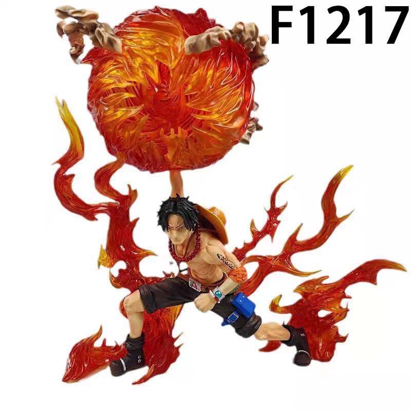 One Piece Portgas D Ace Statue Action Figure Collection Premium Anime Model Toy Fans Collectors Decoration
