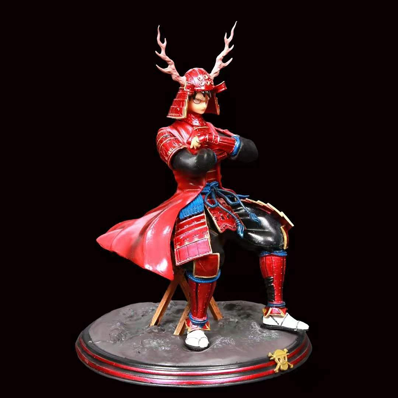 One Piece Luffy Nami Armor Statue Action Figure Collection Premium Anime Model Toy Fans Collectors Decoration
