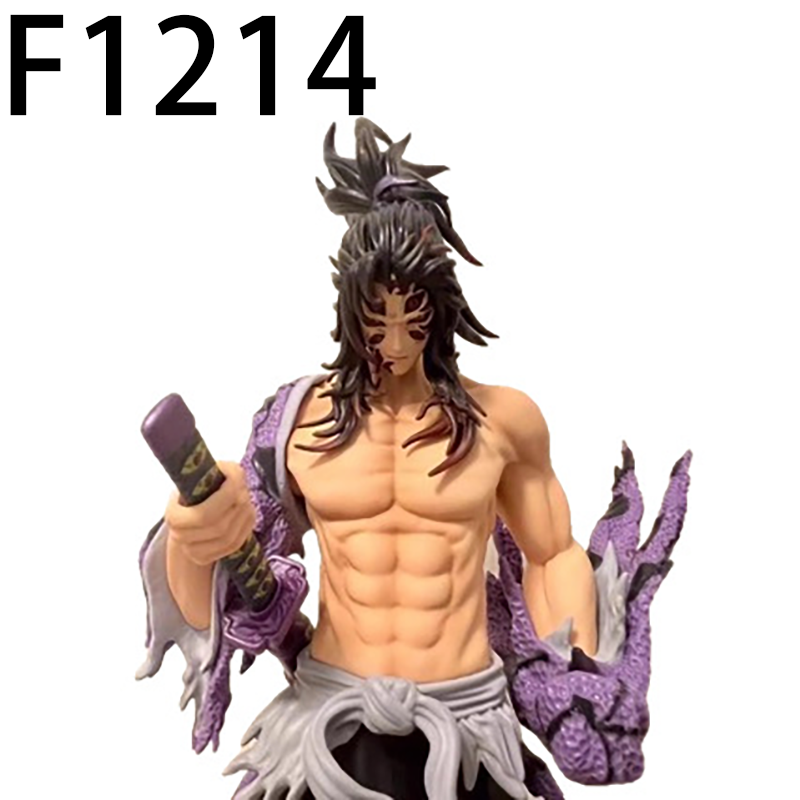 Demon Slayer Kokushibo Statue Action Figure Collection Premium Anime Model Toy Fans Collectors Decoration